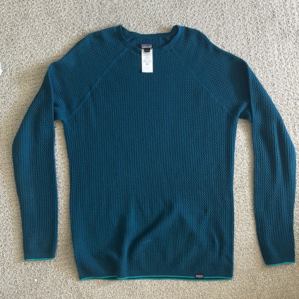 Patagonia Blue Crewneck Sweater